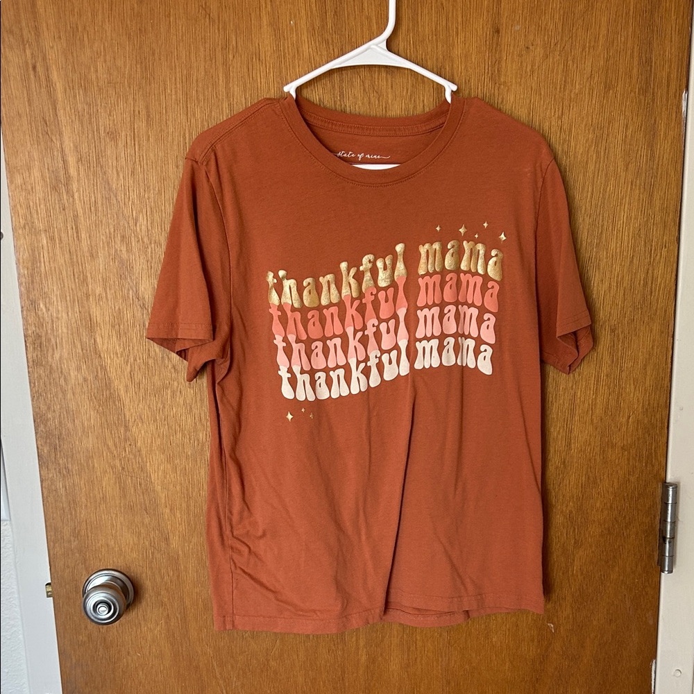 Thankful Mama Graphic T-Shirt